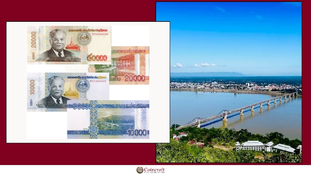 Lao Kips Featuring Lao Nippon Bridge - Coincraft